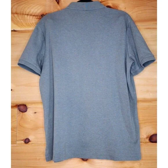 Ralph Lauren Polo Shirt Men's Medium Green Flesh Pony Short Sleeve Classic Fit - Picture 10 of 13